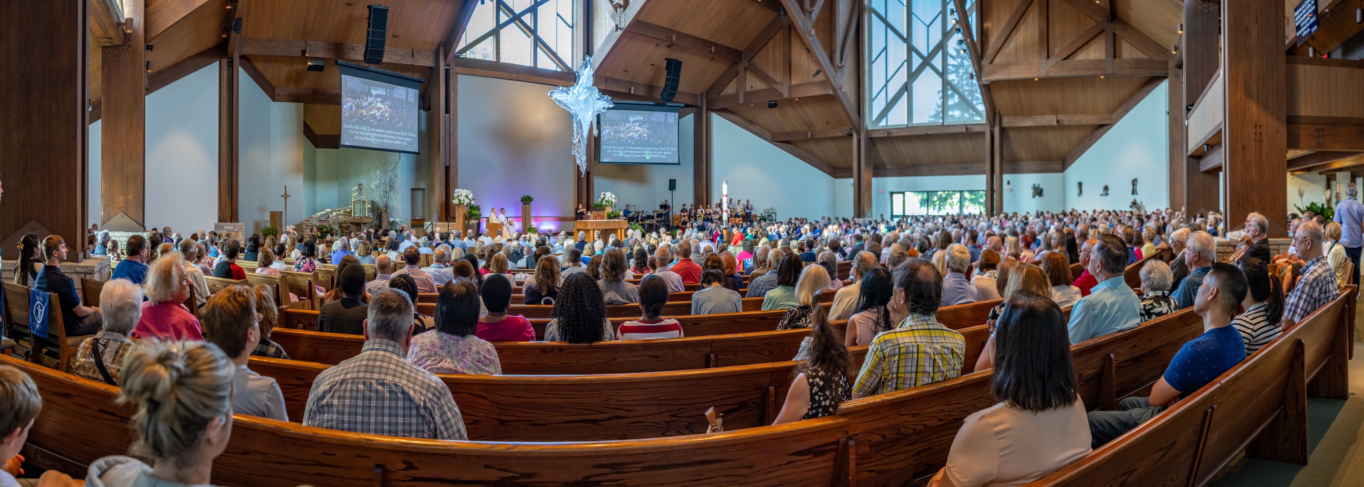 The sanctuary at Holy Family