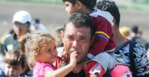 Sept. 9, 2015 - Roszke, Hungary - Syrian immigrants crossing the Hungarian-Serbian border near the refugee center in Roszke, Hungary. (Credit Image: © FORUM via ZUMA Press)